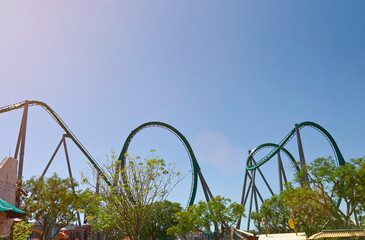 Roller coaster rail 