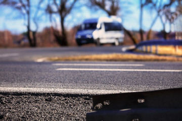 Truck on the road