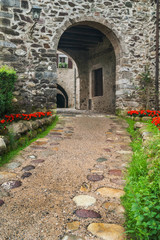 Fototapeta na wymiar Medieval village
