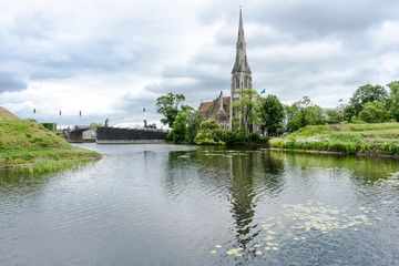 Fototapeta na wymiar Church In Denmark
