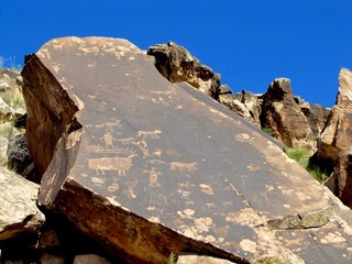 Petroglyphs near Moab, Utah