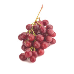 red grape isolated on white background