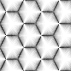 Plakat Seamless Monochrome Pattern. Grungy Geometric Shapes Tiling.