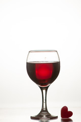 glass of red wine