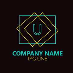 U Letter Logo Design.Sign.Symbol