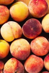 Beautiful sweet peaches background