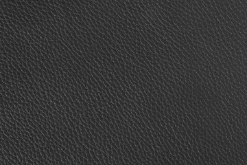 Natural qualitative black leather texture.