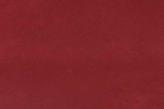 Red leather texture on macro.