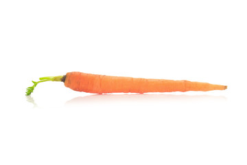baby carrots isolated on a white background