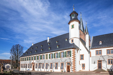 Fototapeta na wymiar famous benedictine cloister in Seligenstadt, Germany