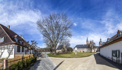 famous benedictine cloister in Seligenstadt, Germany