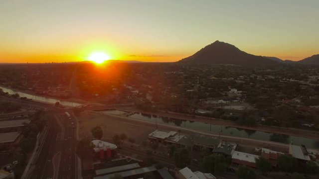 Aerial Arizona Scottsdale September 2016 4K