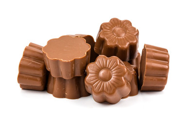 chocolate candy on a white background!