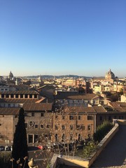 Fototapeta na wymiar Vista di Roma dal Campidoglio, Italia