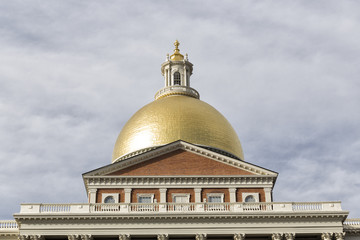 Fototapeta na wymiar Massachusetts State House Dome