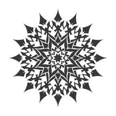 Abstract decorative element. Star.