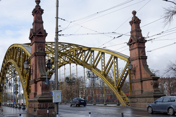 Wrocław - most zwierzyniecki. - obrazy, fototapety, plakaty