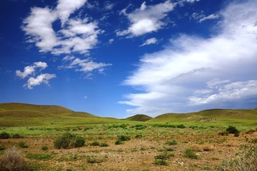 The steppes of Kazakhstan