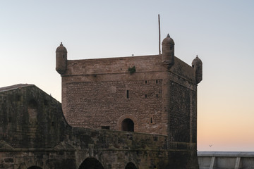 Skala du Port fortifications in Essaouira, Morocco