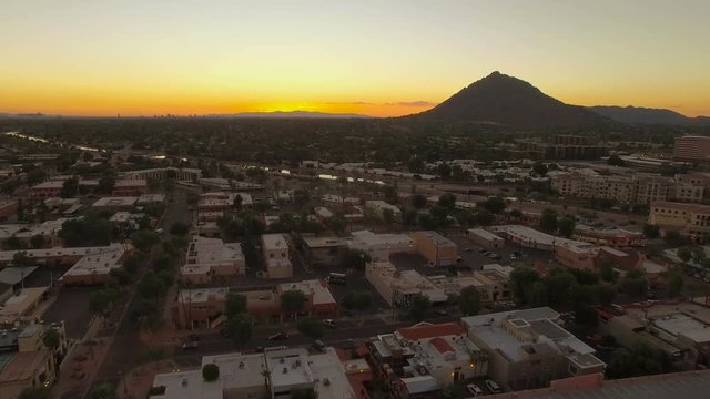 Aerial Arizona Scottsdale September 2016 4K
