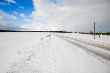 field in winter