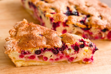 Piece of berry pie