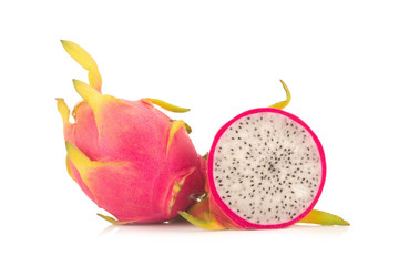 Dragon Fruit isolated against white background