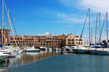 Marina of Hy&egrave;res - French Riviera