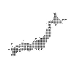 Japan Dotted Map