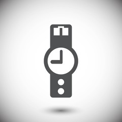wristwatch icon  stock vector illustration flat design