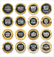 Luxury sale golden labels collection