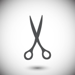 scissors icon stock vector illustration flat design