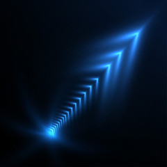 Abstract arrow background. Vector illustration.