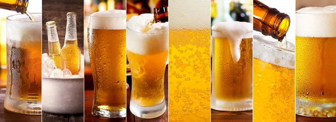 Photo sur Plexiglas Bière collage de bière