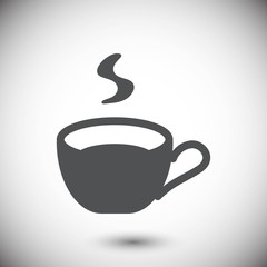 Cup icon stock vector illustration flat design