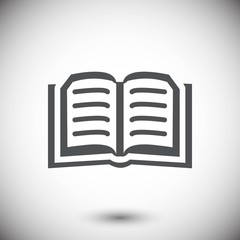 book icon stock vector illustration flat design