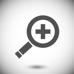 search icon stock vector illustration flat design