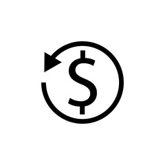 Obraz premium Return on investment solid icon, seo & development, marketing sign, a filled pattern on a white background, eps 10.