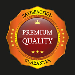 premium quality label