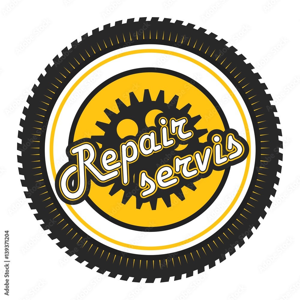 Wall mural repair service badge