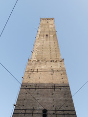Asinelli tower view from below, Bologna