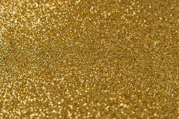 Golden glitter texture for background