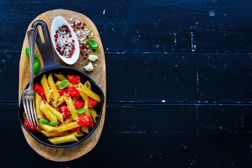 Italian pasta dinner