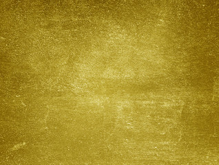 Shiny yellow leaf gold foil texture background - 139373854