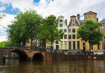 Beautiful cityscape of Amsterdam