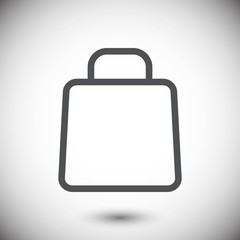 shopping cart icon stock vector illustration flat design