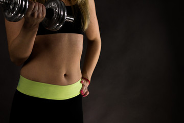 Fototapeta na wymiar Fitness Woman workout