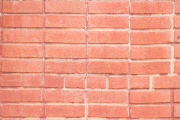 Red old brick wall background