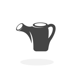 Watering can Icon. Vector logo on white background