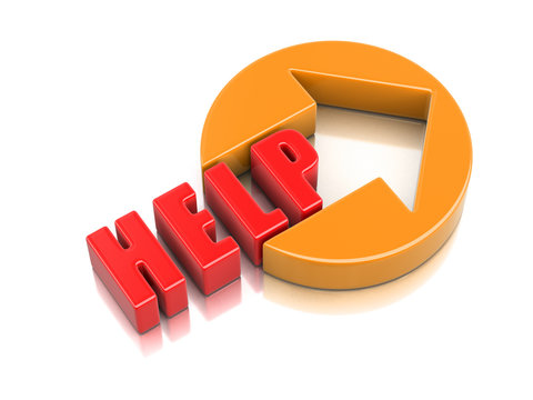 Word help. Image with clipping path